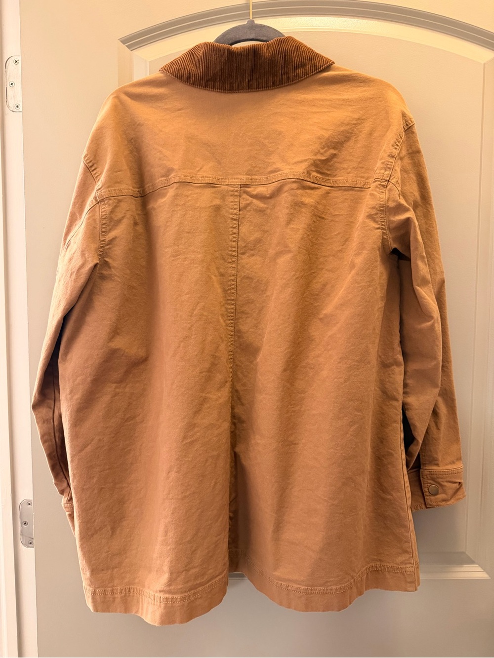 Barn Jacket with Corduroy Collar - Picture 4 of 4